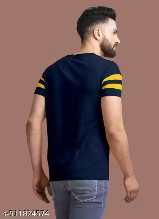 Cotton Blend Men Cotton Blend Regular Tshirts